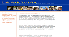 Desktop Screenshot of distinctioninfamilycourts.org